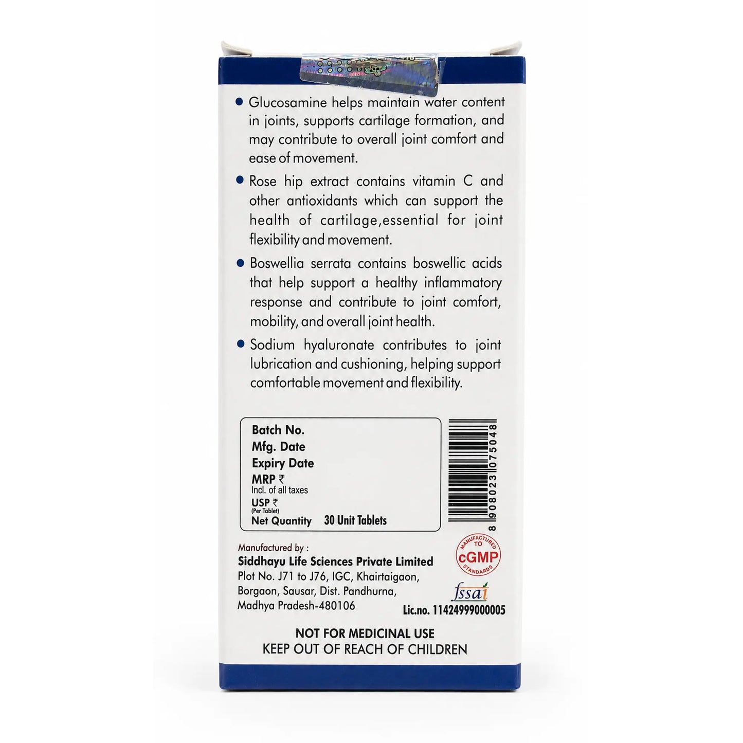 Fytika Strong Bones - Bone Health Supplement, Supports Bone Health, 1000 MG Calcium, Vitamin D2, Magnesium, Zinc, For Men, Women- Pack of 2 ( 120 Tabs )