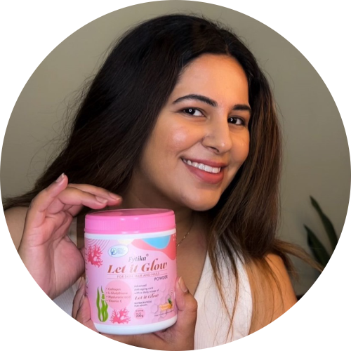 Fytika Let it Glow Collagen Powder - Boosts Skin Radiance, Hair Health, Nail Strength, For Men, Women - Pineapple Flavor - 200 G - Fytika Healthcare Products