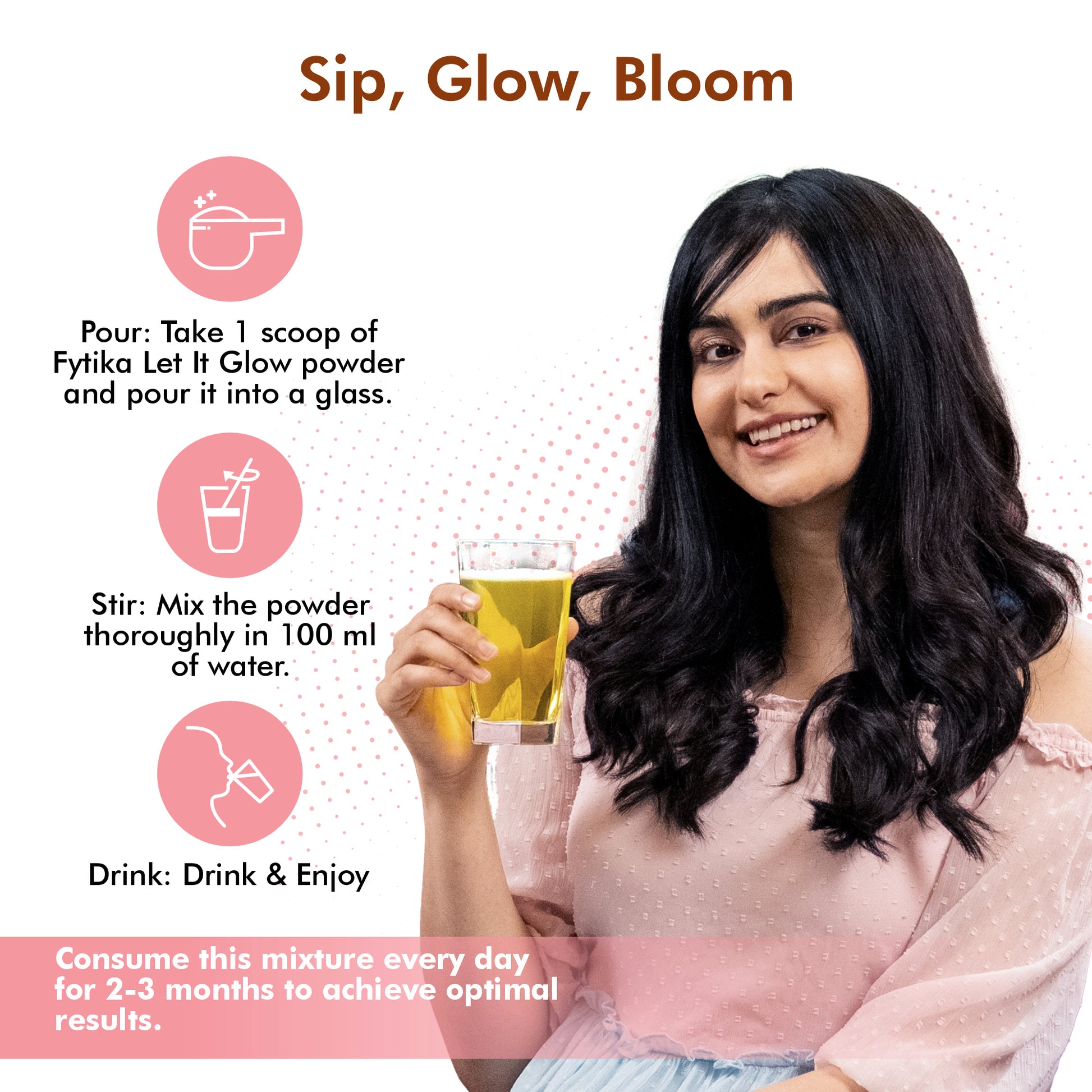 Fytika Let it Glow Collagen Powder - Boosts Skin Radiance, Hair Health, Nail Strength, For Men, Women - Pineapple Flavor - 100 G - Fytika Healthcare Products