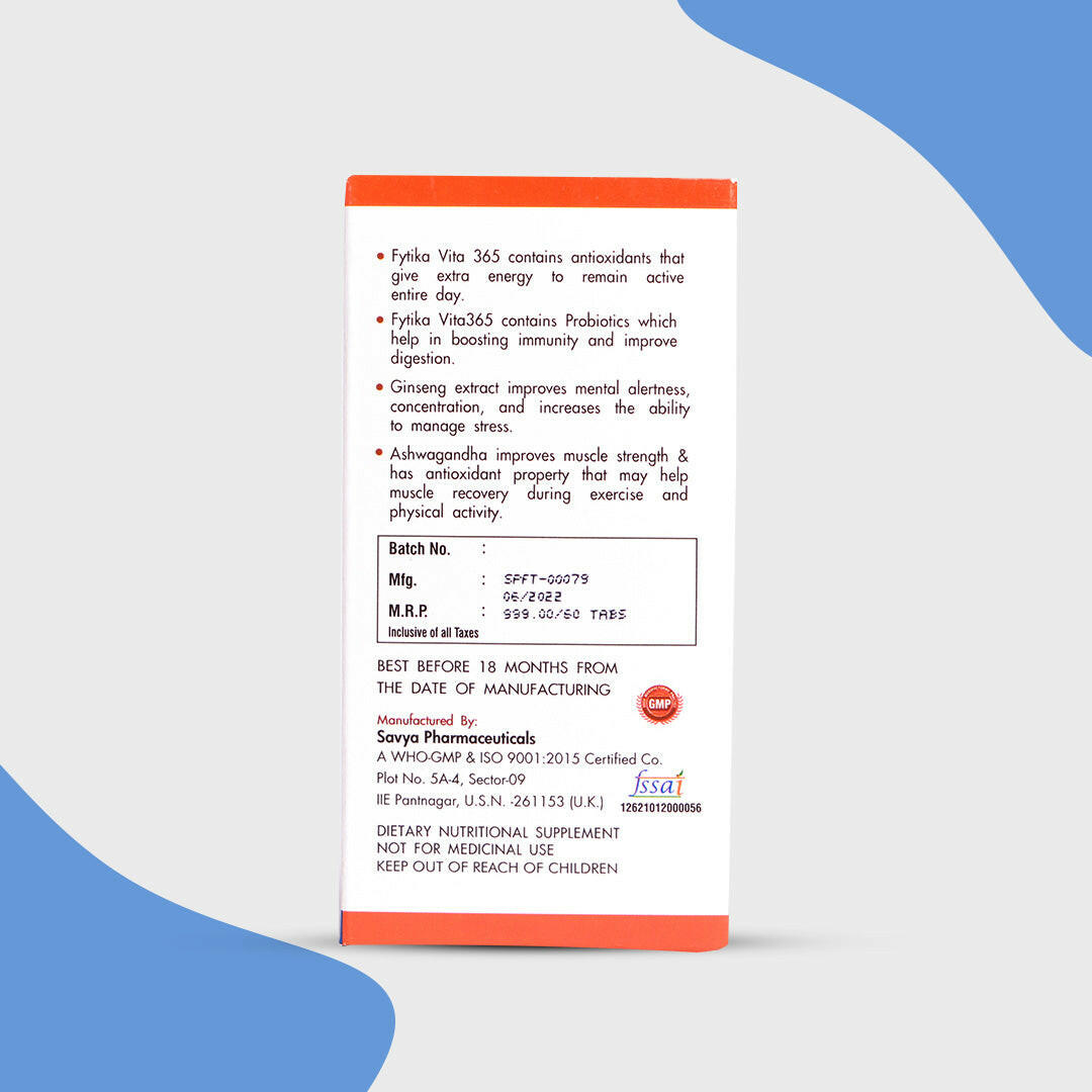 Get FREE Fytika Omega 1000 with Fytika Vita 365