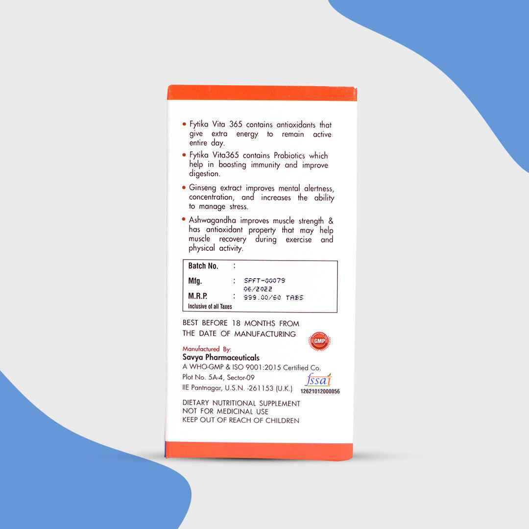 Get FREE Fytika Omega 1000 with Fytika Vita 365