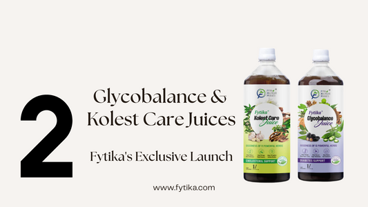 Fytika's Exclusive Launch: Glycobalance & Kolest Care Juices - Fytika Healthcare Products