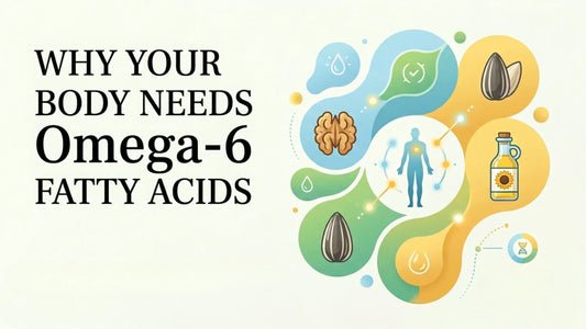 Blog Banner depicting title why your body needs Omega-6 Fatty Acids 