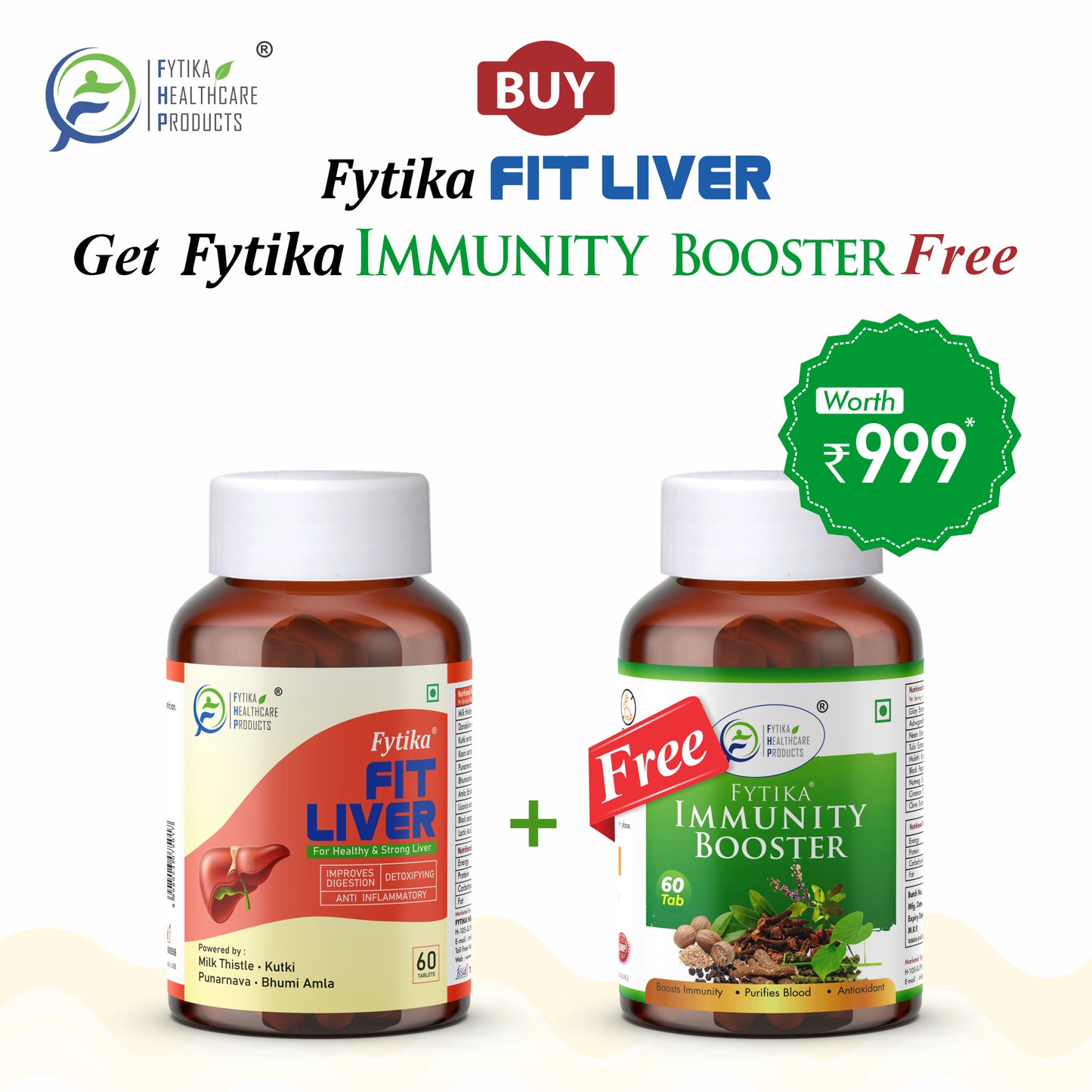 Get FREE Fytika Immunity Booster with Fytika Fit Liver