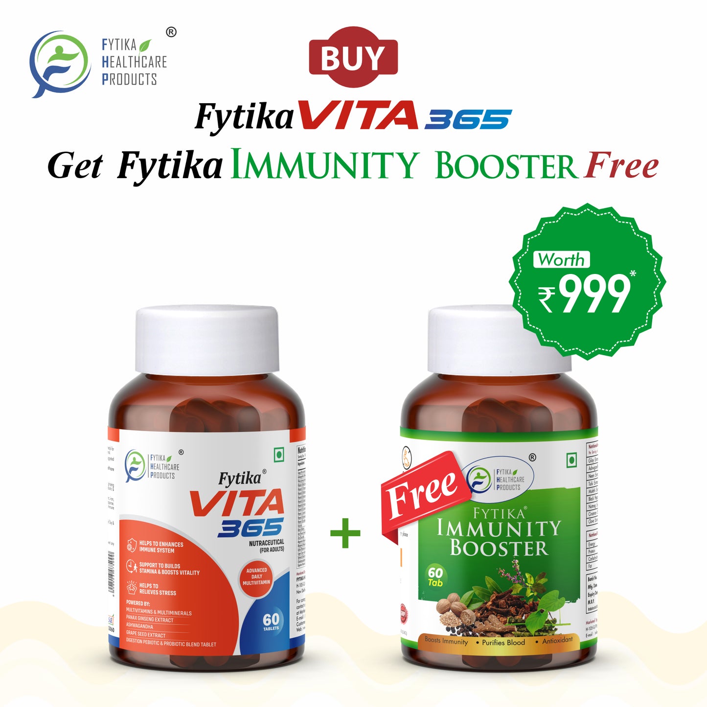 Get FREE Fytika Immunity Booster with Fytika Vita 365