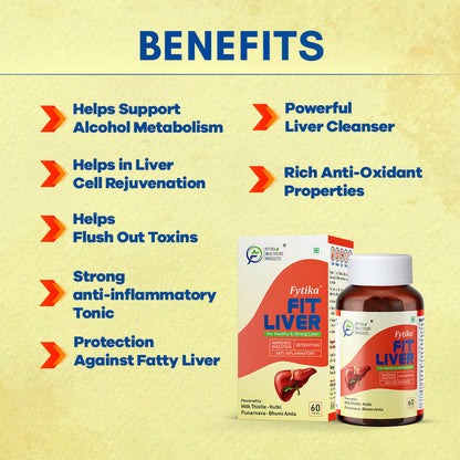 Fytika FIT LIVER For Healthy & Strong Liver - Pack Of 2 (120 Tabs)