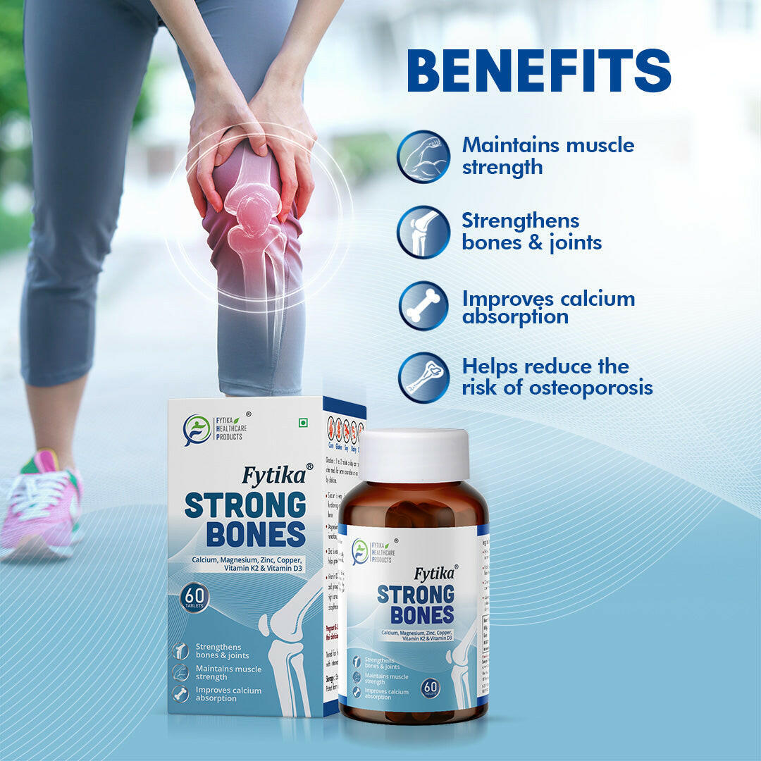 Fytika Strong Bones - Bone Health Supplement, Supports Bone Health, 10 ...