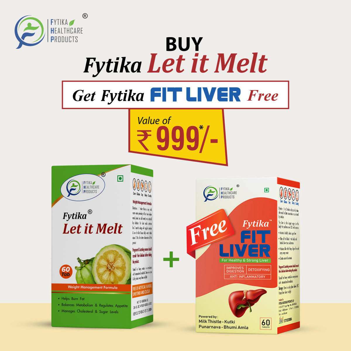 Get FREE Fytika Fit Liver with Fytika Let It Melt