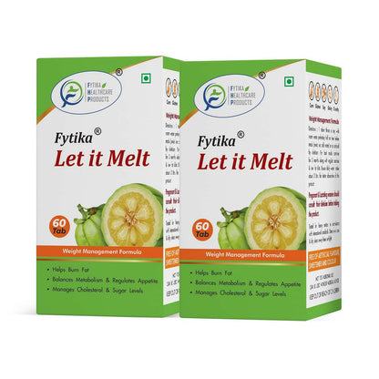 Fytika Let it Melt Weight Management Tablets - Pack of 2 (120 Tabs)